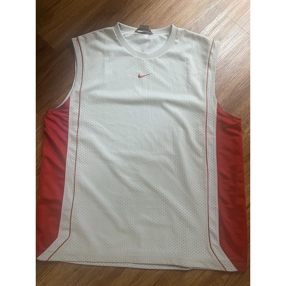 Nike‎ Silver Tag Basketball Center Swoosh Jersey 3XL